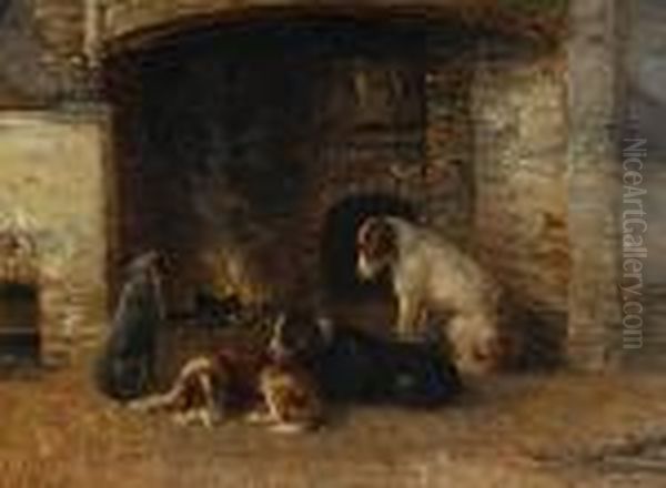 Dogs By The Hearth - view 1