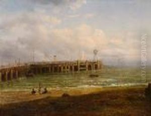 Felixstowe Pier Looking Towards Harwich