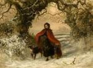 Gathering Holly In The Snow