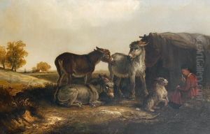 A Gypsy Encampment by Thomas Smythe