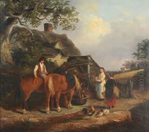 Farmyard Scene by Thomas Smythe