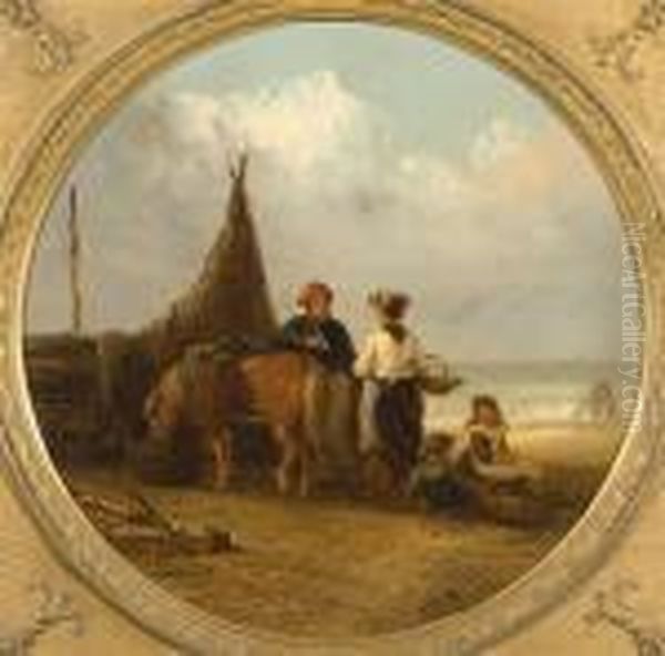 A Family On The Sea Shore - view 1