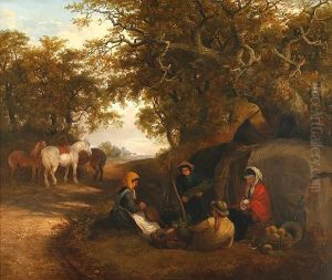 Gypsy Encampment by Thomas Smythe