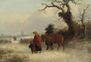 Bringing Home The Holly by Thomas Smythe