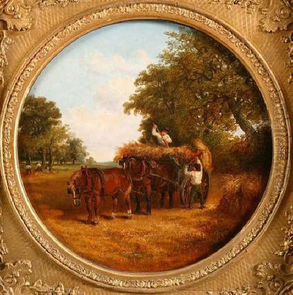 Figures Loading Thehay Cart - view 1