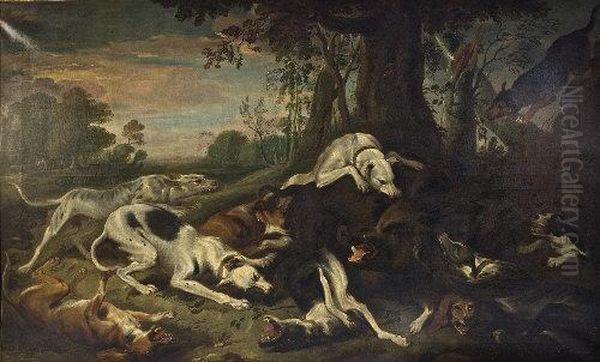 A Boar Hunt, The Kill - view 1