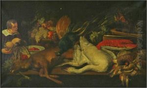Hunting Still Life With Figures by Frans Snyders