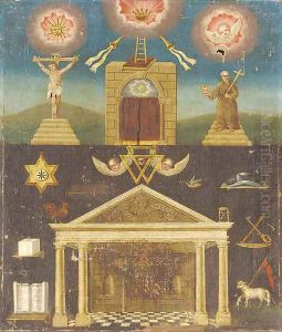 A Masonic composition by English School