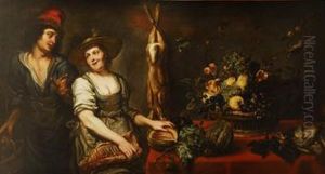 Venta De Frutas Con Dos Figuras, H. 1630-40 by Frans Snyders
