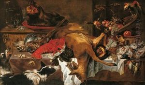 Natura Morta Con Cacciagione by Frans Snyders