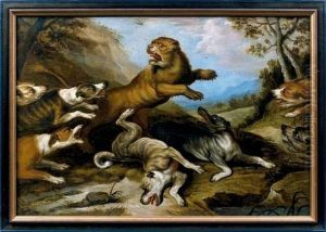 Chasse Au Lion by Frans Snyders