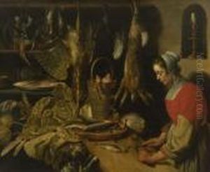 Kuchenstillleben Mit
Magd. by Frans Snyders