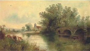 A quiet day on the river by English School