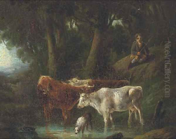A rest at the watering hole - view 1