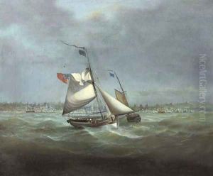 A stiff breeze Heading out to the fishing grounds A stiff breeze Heading out to the fishing grounds
