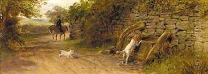 At the water trough by English School