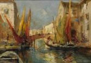 Vele A Chioggia by Giuseppe Solenghi