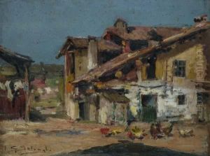 Nell'aia by Giuseppe Solenghi
