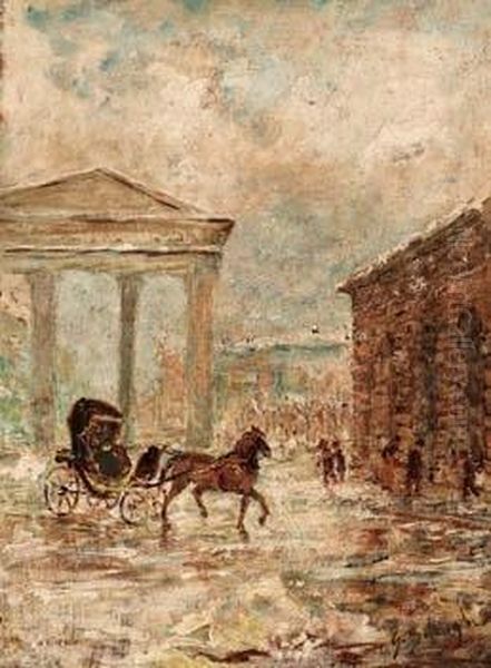 Porta Ticinese Sotto La Neve - view 1