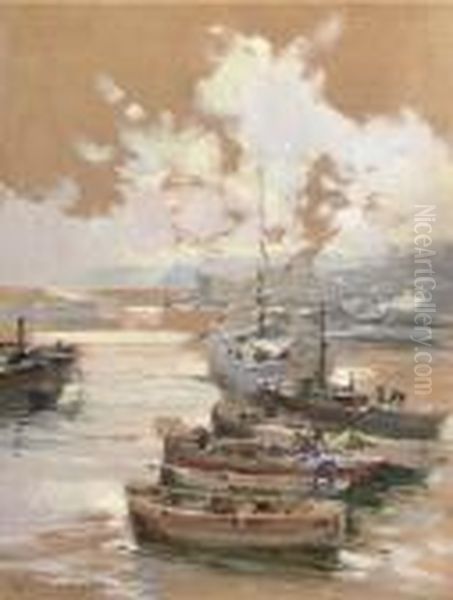 Fishing Vessels At Their Moorings - view 1