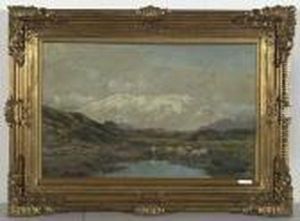 Landschaft Mit See.