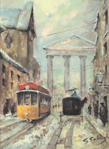 Milano Le Colonne Di S.lorenzo by Giuseppe Solenghi