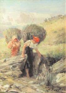 La Raccolta Del Fieno by Giuseppe Solenghi