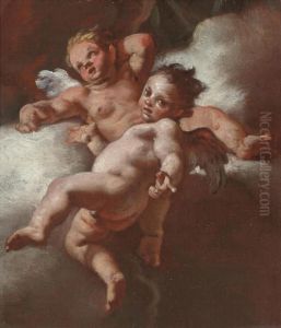Putti Disporting by Francesco Solimena