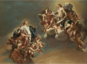 The Ascension Of The Virgin by Francesco Solimena