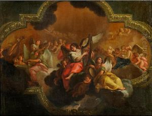 Scena Sacra Con Angeli