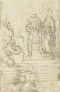 Christ At The House Of Simon The Pharisee by Francesco Solimena