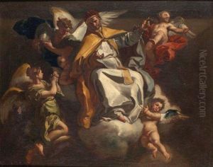 Saint Pie V En Gloire Parmi Les Anges