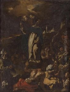 La Predica Di San Domenico by Francesco Solimena
