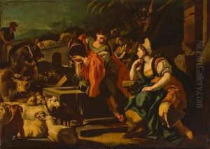 Jacob And Rachel At The Well Of Laban