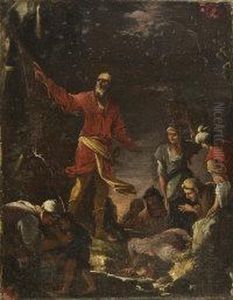 Moses Striking The Rock