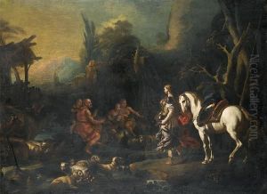 Erminia And The Shepherds by Francesco Solimena