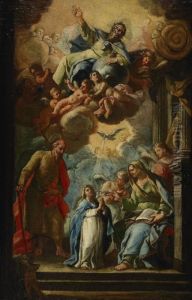 The Education Of The Virgin by Francesco Solimena