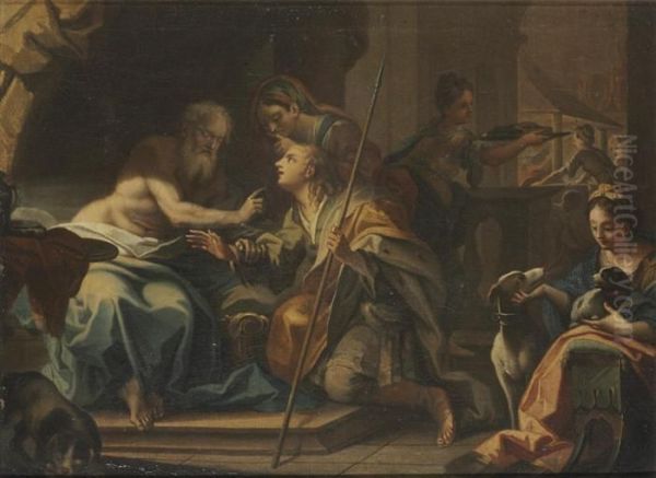 Jacob Receiving The Blessing Of Isaac - view 1