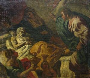 The Death Of St. Joseph by Francesco Solimena