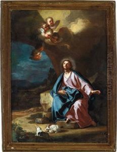Cristo Sul Monte Degli Ulivi by Francesco Solimena