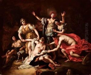 Callisto E Le Ninfe Di Diana by Francesco Solimena
