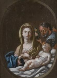 Sacra Famiglia by Francesco Solimena
