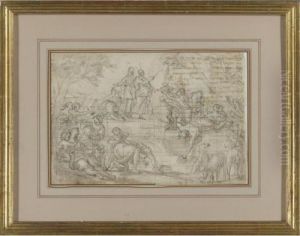 Moses Striking The Rock by Francesco Solimena