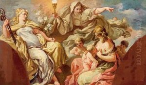 Fede, Speranza, Carita by Francesco Solimena