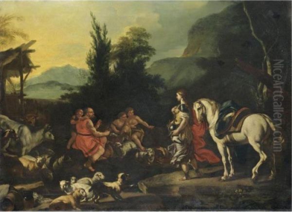 Erminia Tra I Pastori - view 1