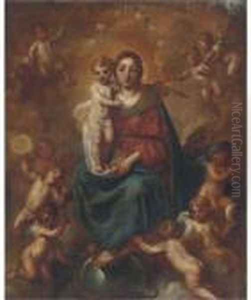 The Madonna And Child Enthroned - view 1