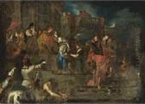 Rebecca Leaving Her Parents' House by Francesco Solimena