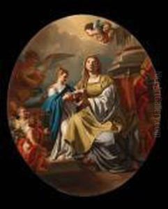 The Education Of The Virgin by Francesco Solimena