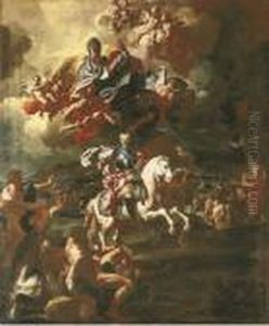 The Triumph Of King Charles Of Naples At The Siege Of Gaeta