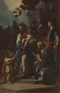 The Holy Family With Saint Anne